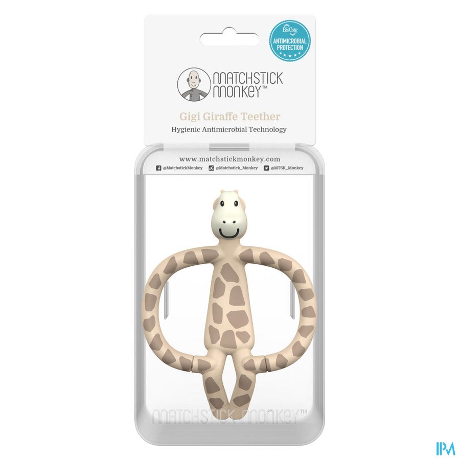 Matchstick Monkey Animal Anneau Dentition Girafe
