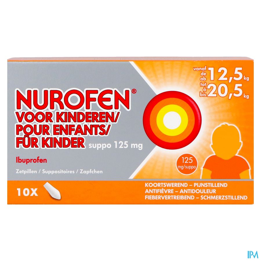 Nurofen Enfant 125mg Suppo 10x125mg