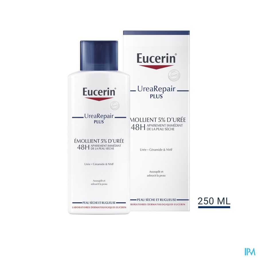 UreaRepair Plus Émollient 5% d'Urée Peau Sèche et Rugueuse 250ml