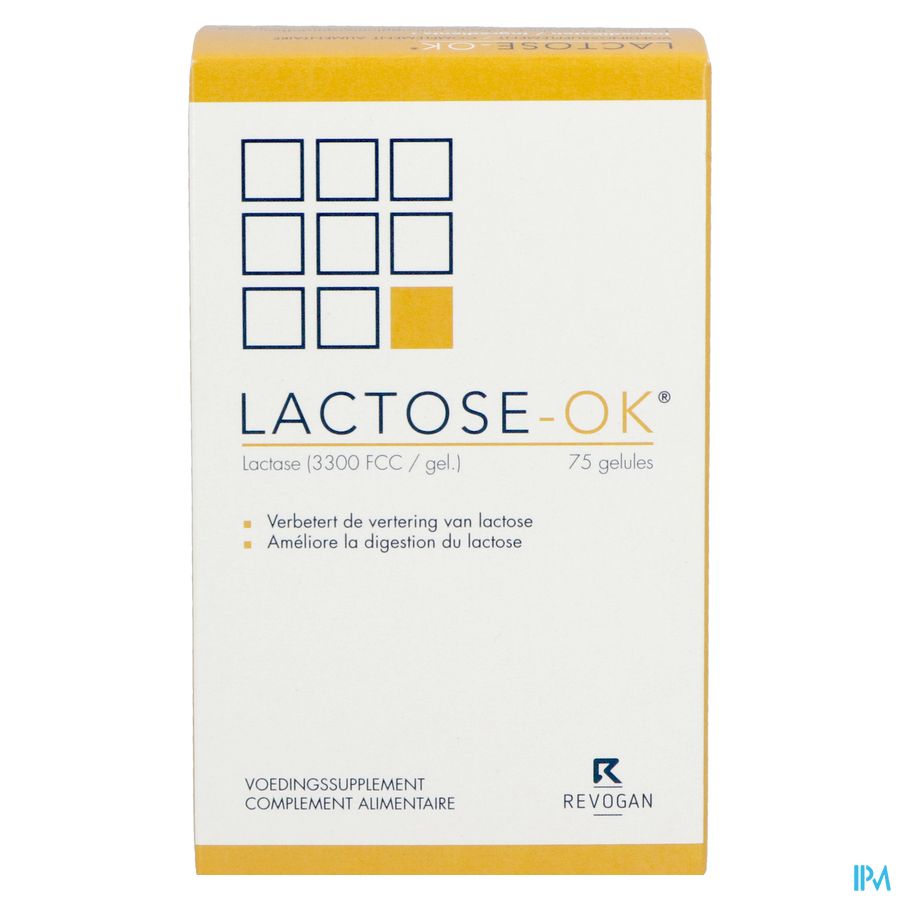 Lactose Ok Caps 75x353mg 5744 Revogan