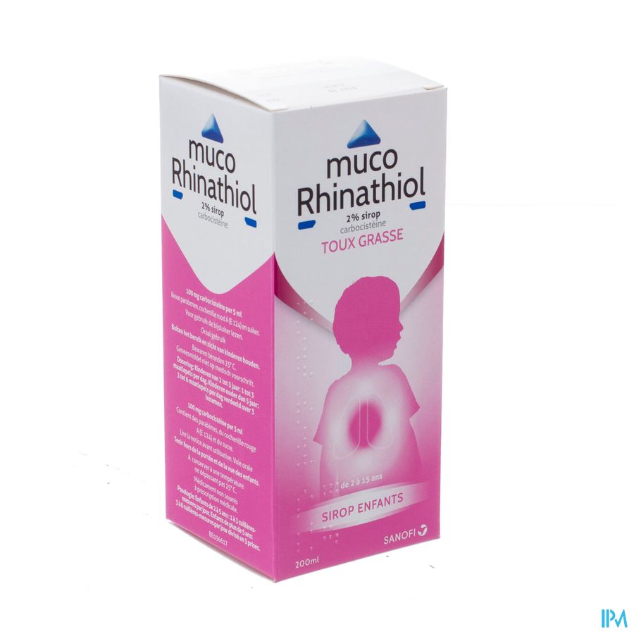 Muco Rhinathiol 200ml enfants - Toux grasse
