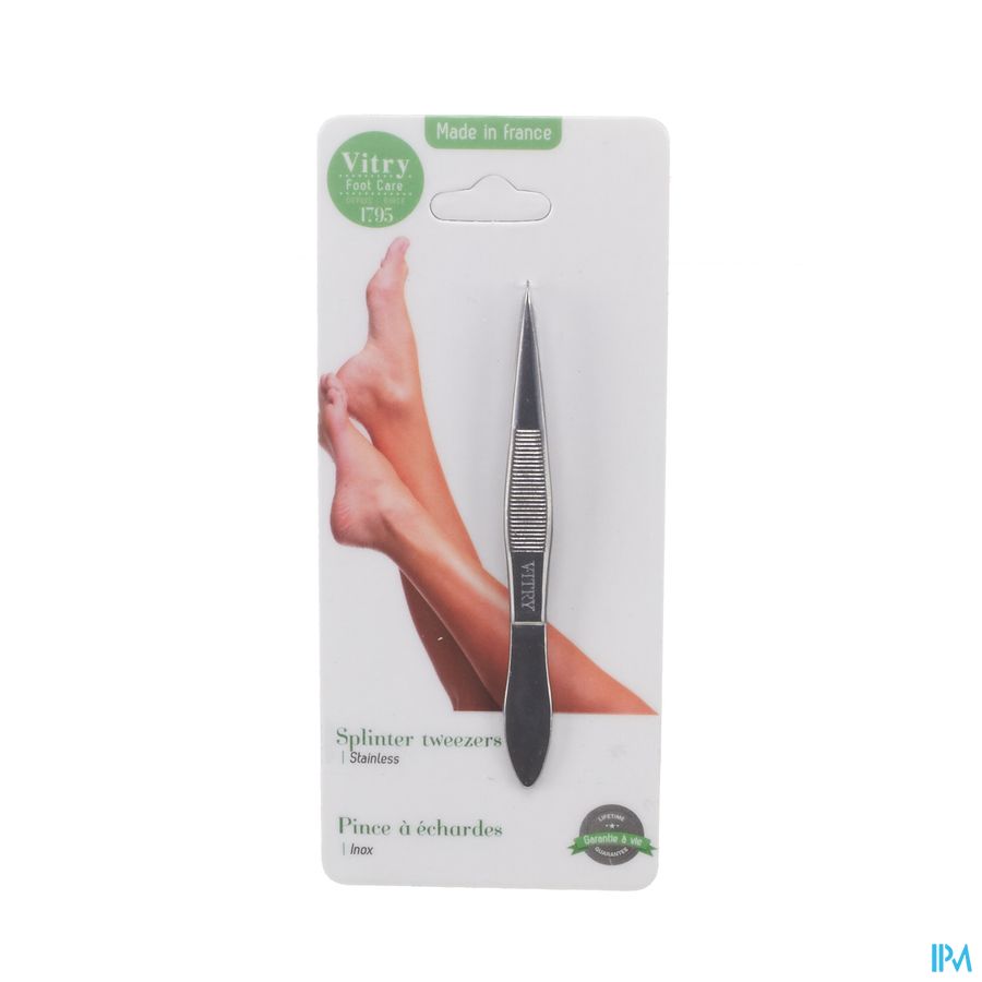 PINCE A ECHARDES ACIER INOX TREMPE
