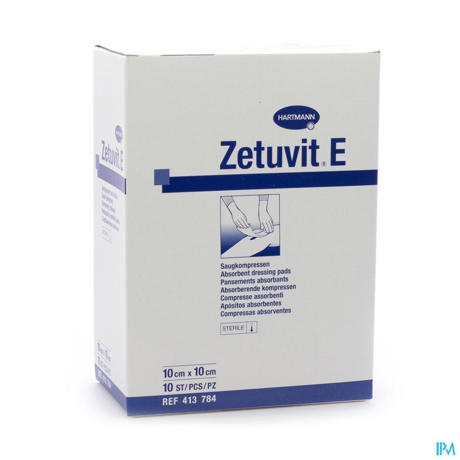 Zetuvit E 10x10cm St. 10 P/s