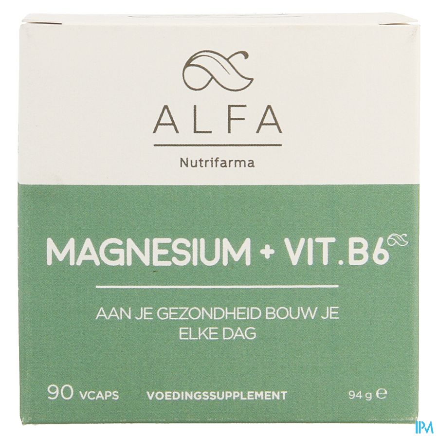 Alfa Magnesium + Vit B6 V-caps 90