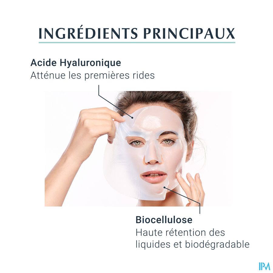 Hyaluron-Filler + 3x Effect Masque Intensif à l'Acide Hyaluronique Hydratation Intense Anti-Rides & Anti-Âge 1pc
