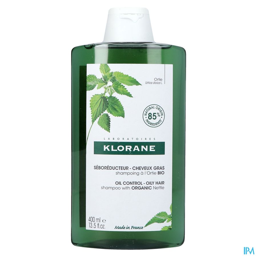 Klorane - Shampoing Séboréducteur à l’Ortie BIO - Cheveux gras