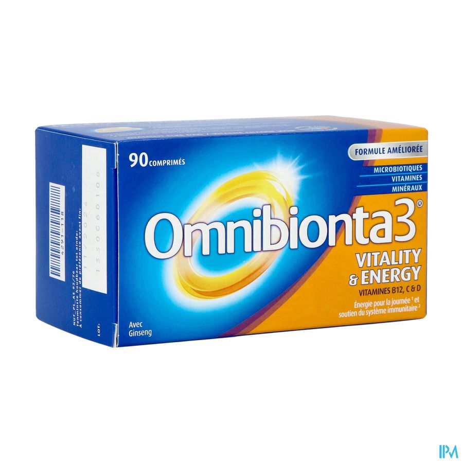 Omnibionta 3 Vitality Energy Comp 90