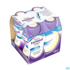 Fortimel Compact 2.4kcal Arôme Banane Complément Nutritionnel Dénutrition Bouteilles 4x125ml