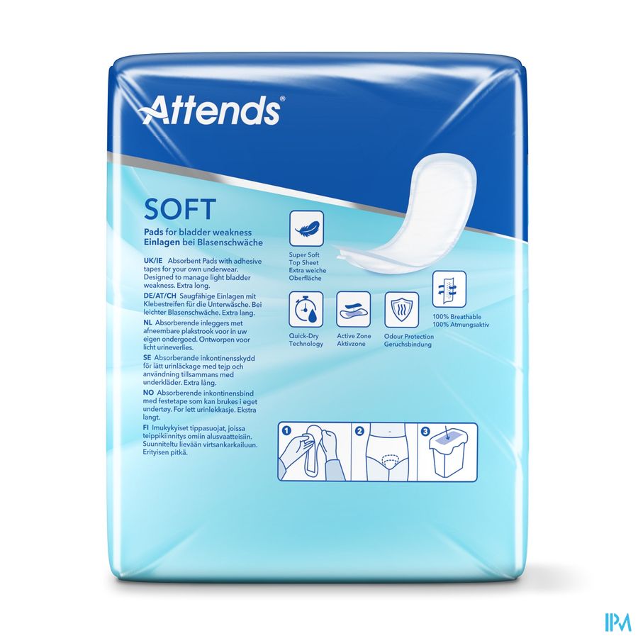 Attends Soft 3 Extra Plus Couche Anatom. 1x10