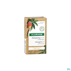 Klorane - Shampoing Solide à la Mangue - Nutrition - Cheveux secs hydratant et nourissant