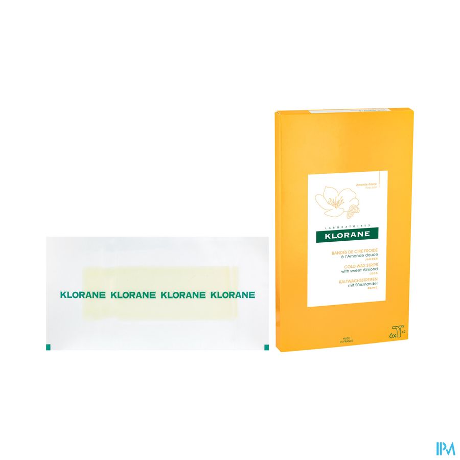 Klorane - Bandes de cire à l'Amande douce - Jambes