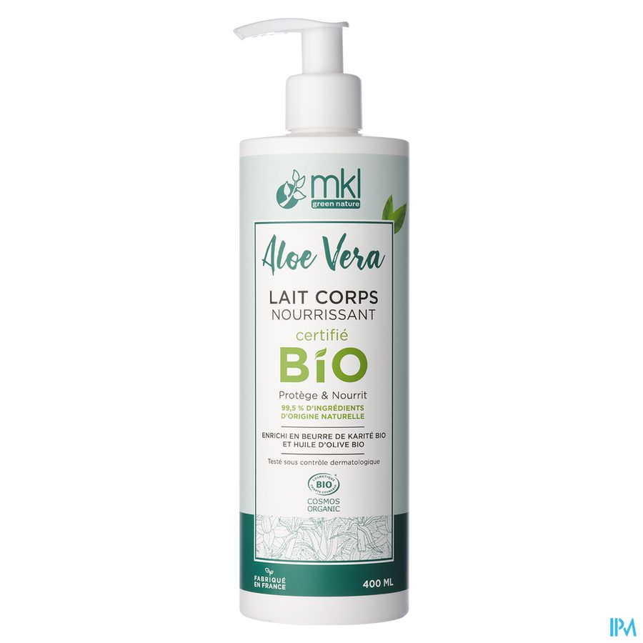 Aloe Vera Lait Corps Nourrissant Bio Fl Pomp.400ml