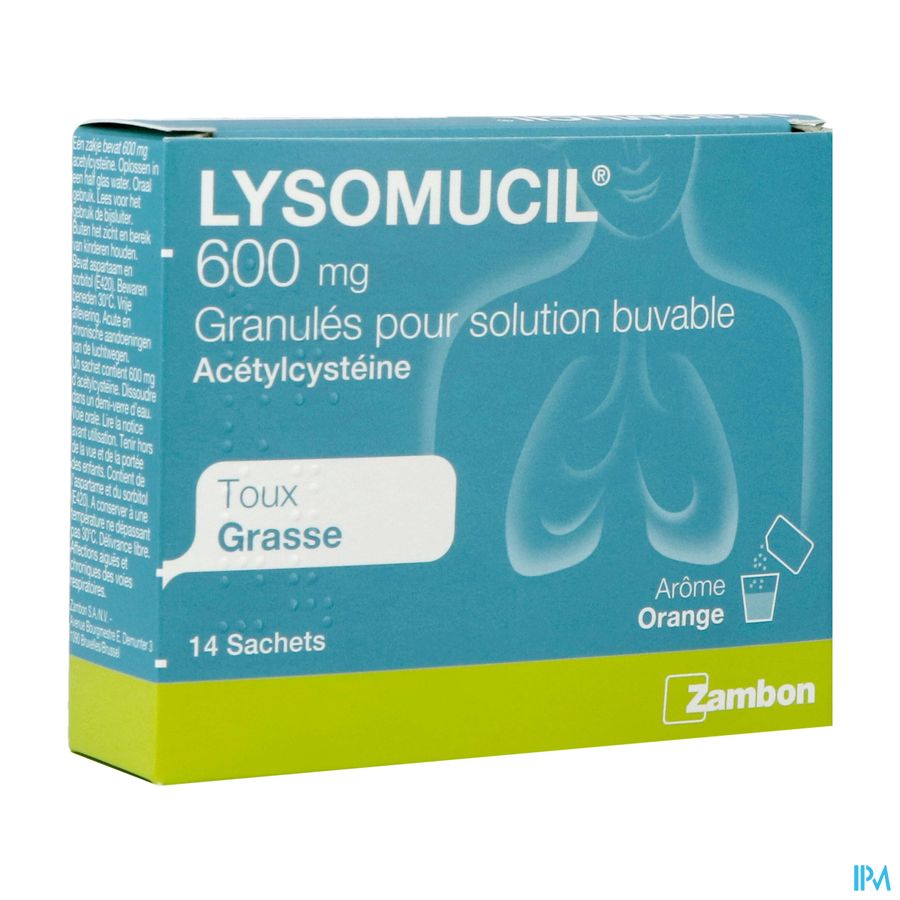 Lysomucil 600 Gran Sach 14 X 600mg