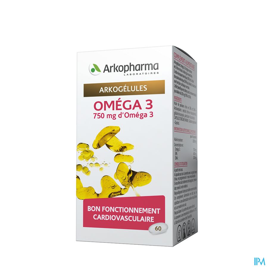 Arkogelules Omega 3 Origine Marine 60 Rempl.643668