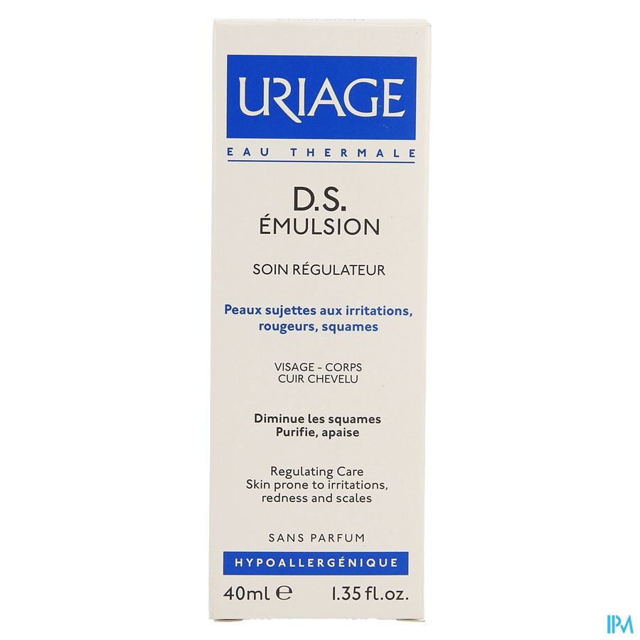 Uriage Ds Emuls Soin Regulateur Tube 40ml