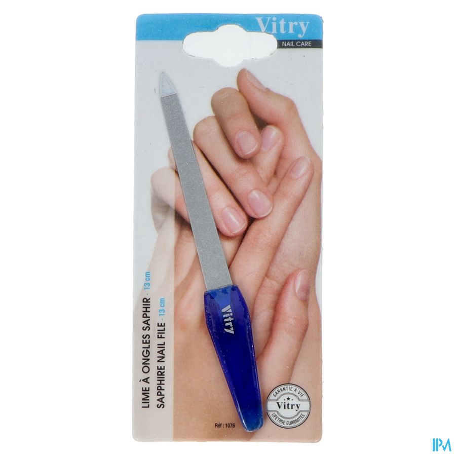 LIME ONGLES INOX M.BLEU 13CM