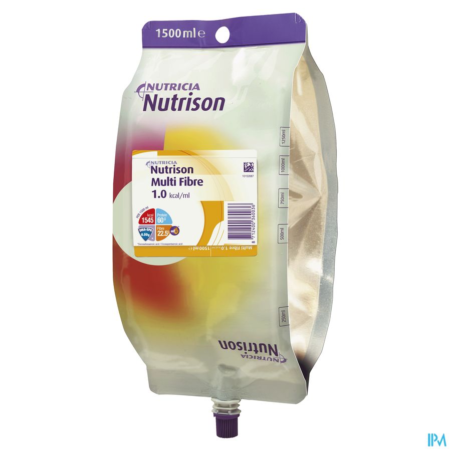 Nutrison Multi Fibre 1.0kcal/ml Alimentation Complète Par Sonde Bouteille 1,5L