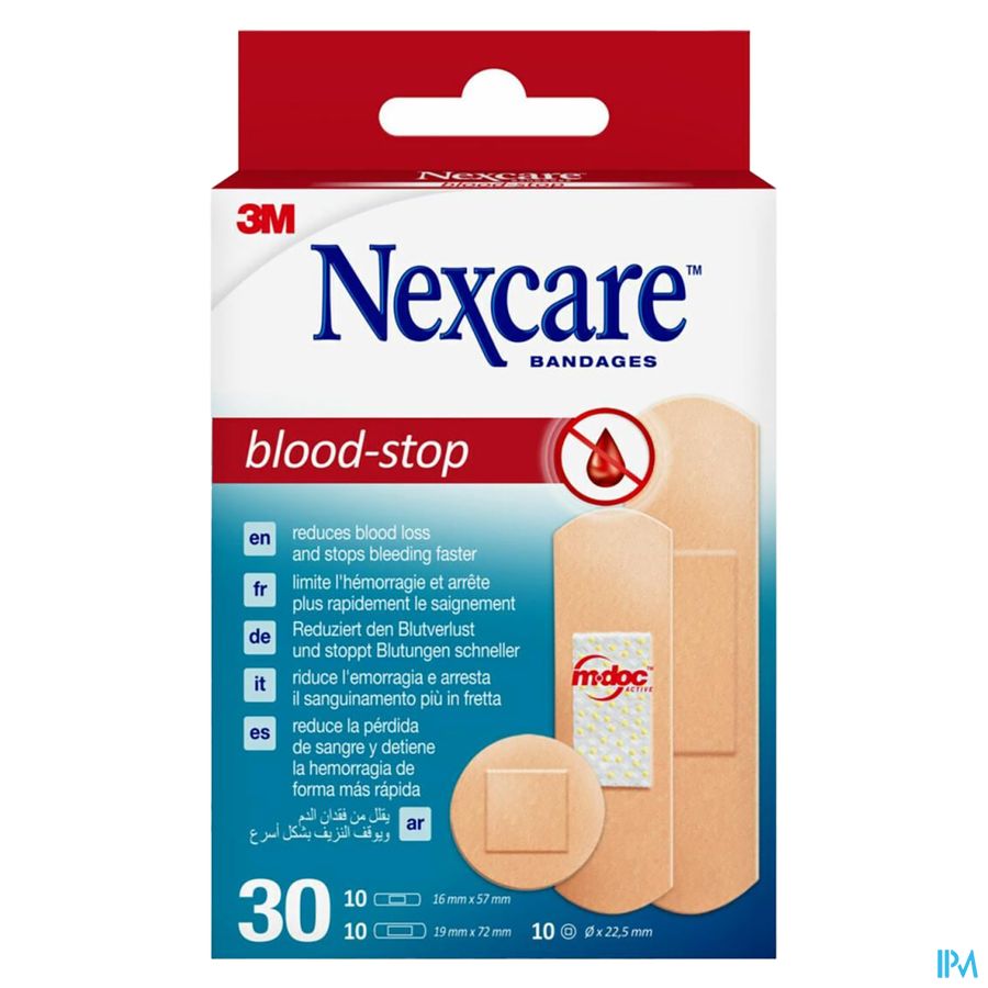 Nexcare 3m Bloodstop Assorted 30 N1730as