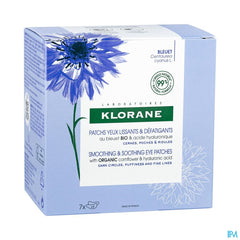 Klorane Patchs Contours des yeux lissants et défatigants - au Bleuet BIO