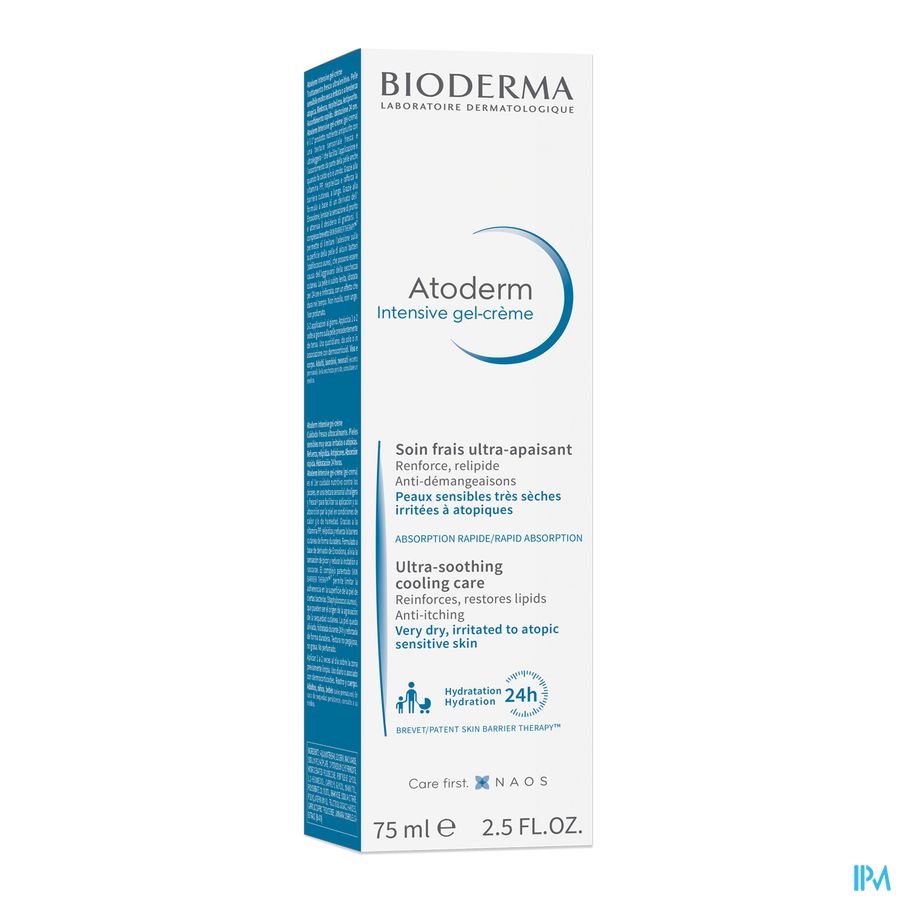 Bioderma Atoderm Intensive Gel Creme Tube 75ml
