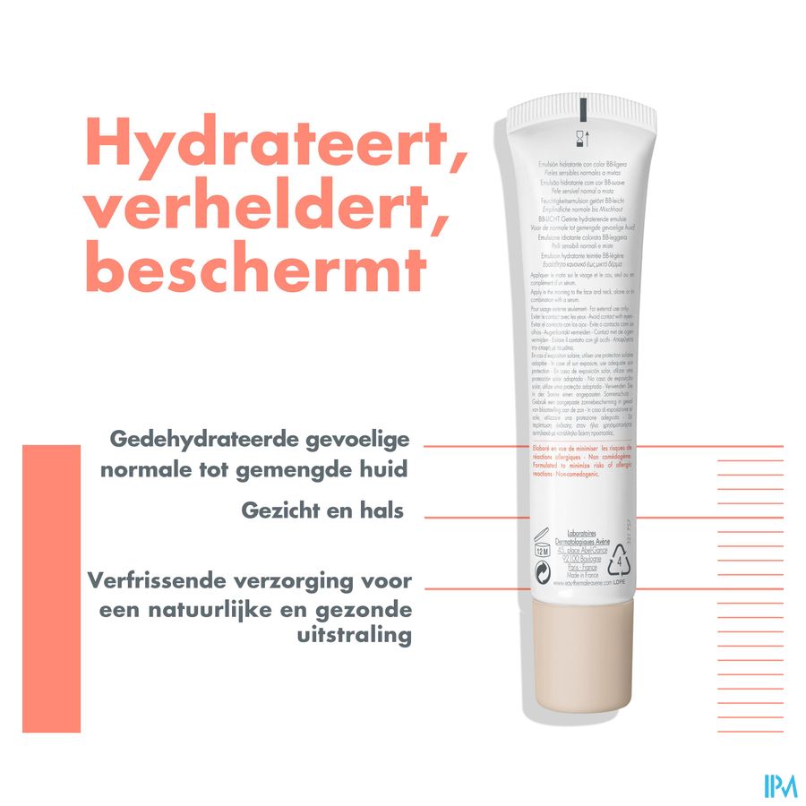 Eau Thermale Avène - Crème hydratante teintée Hydrance BB-RICHE