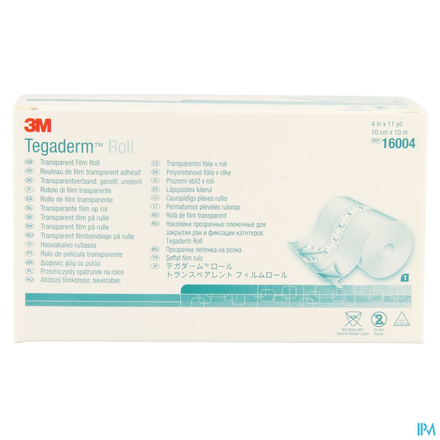 Tegaderm Roll 3m Film Transp. 10cmx10m 1 16004