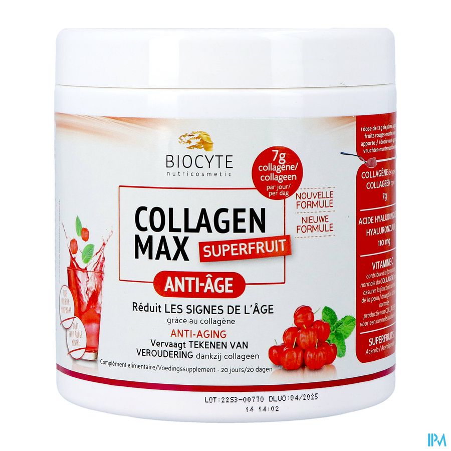 Biocyte Collagen Max Superfruits Pdr Pot 260g