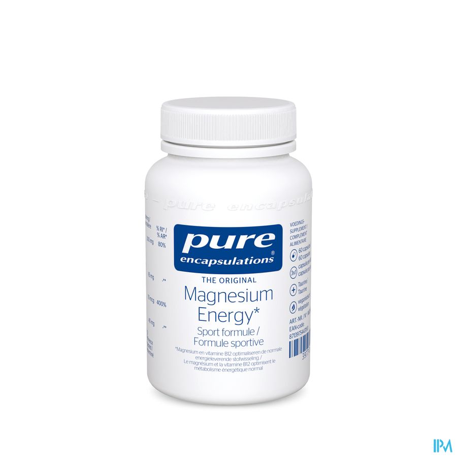 Pure Encapsulations Magnesium Energy Caps 60