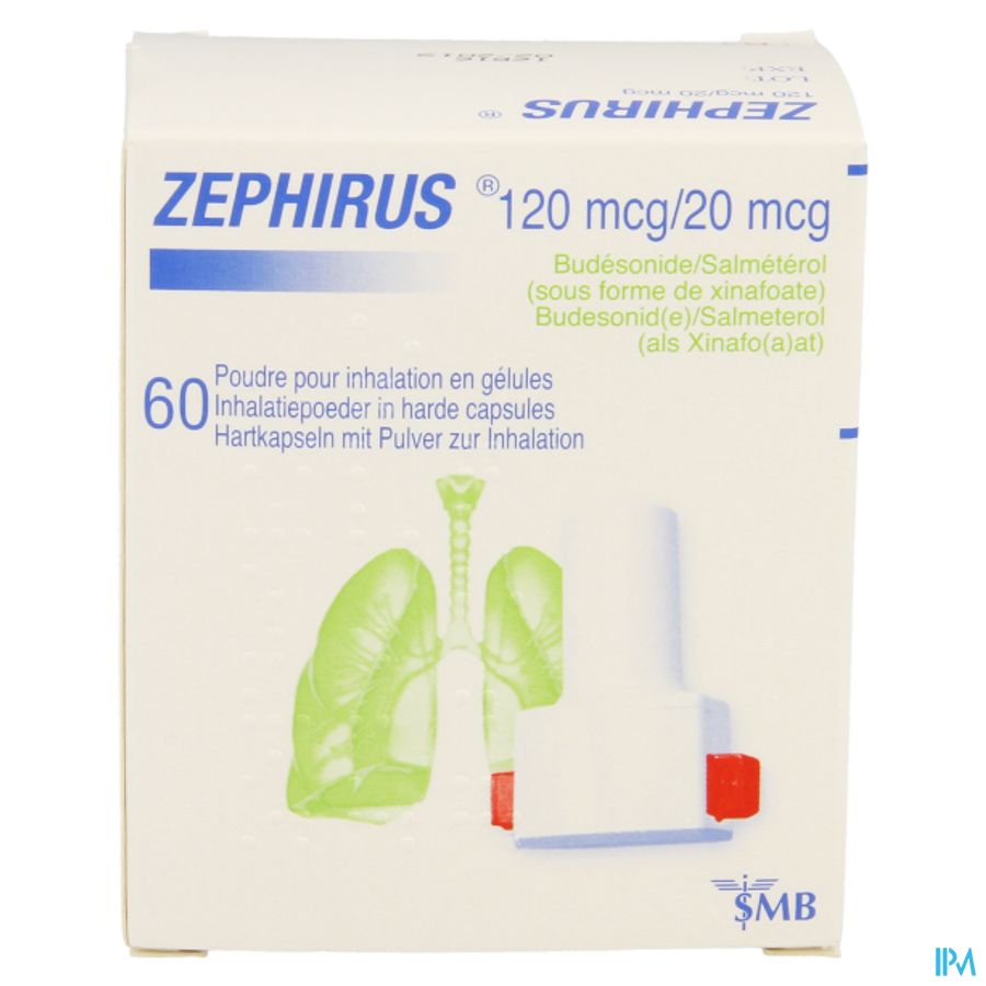 Zephirus 120mcg/20mcg Pdr Inhal. 60 Gel + 1 Inhal.