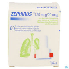 Zephirus 120mcg/20mcg Pdr Inhal. 60 Gel + 1 Inhal.