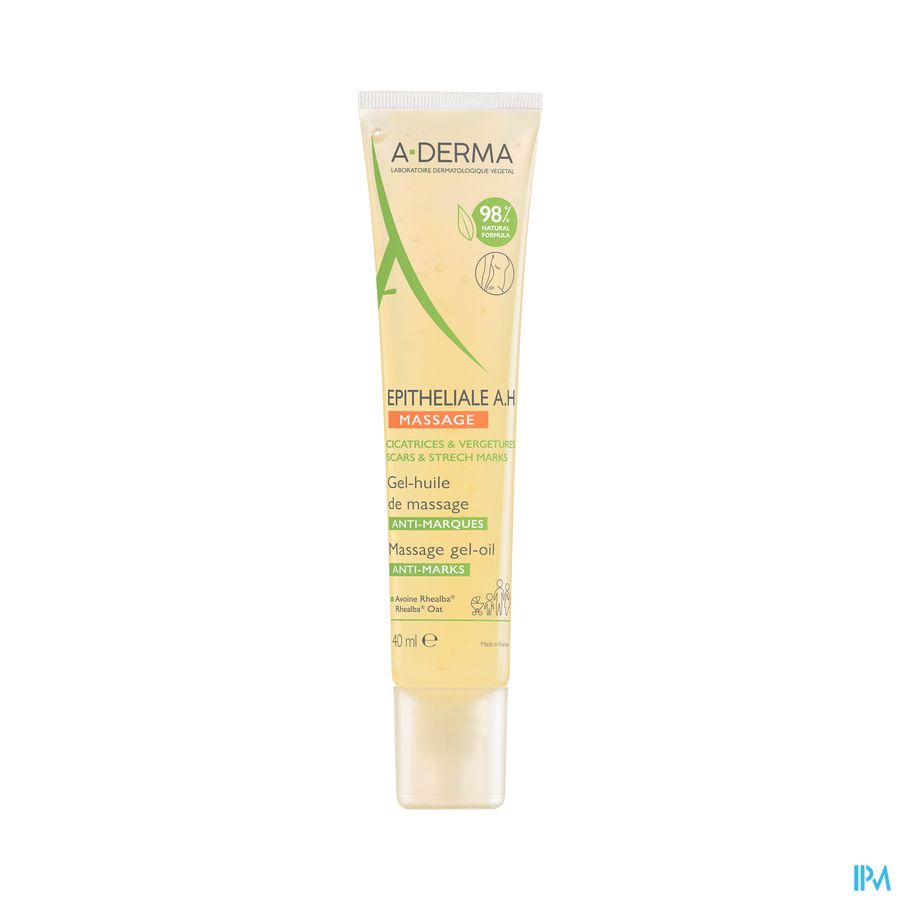 A-DERMA Epitheliale ULTRA REPAIR Gel-huile de massage anti-marques, Cicatrices et vergetures 100ml