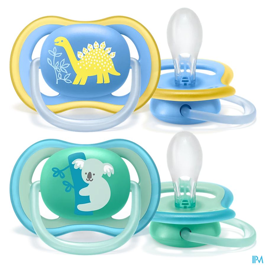 Philips Avent Sucette +18m Air Boy Koala Dino