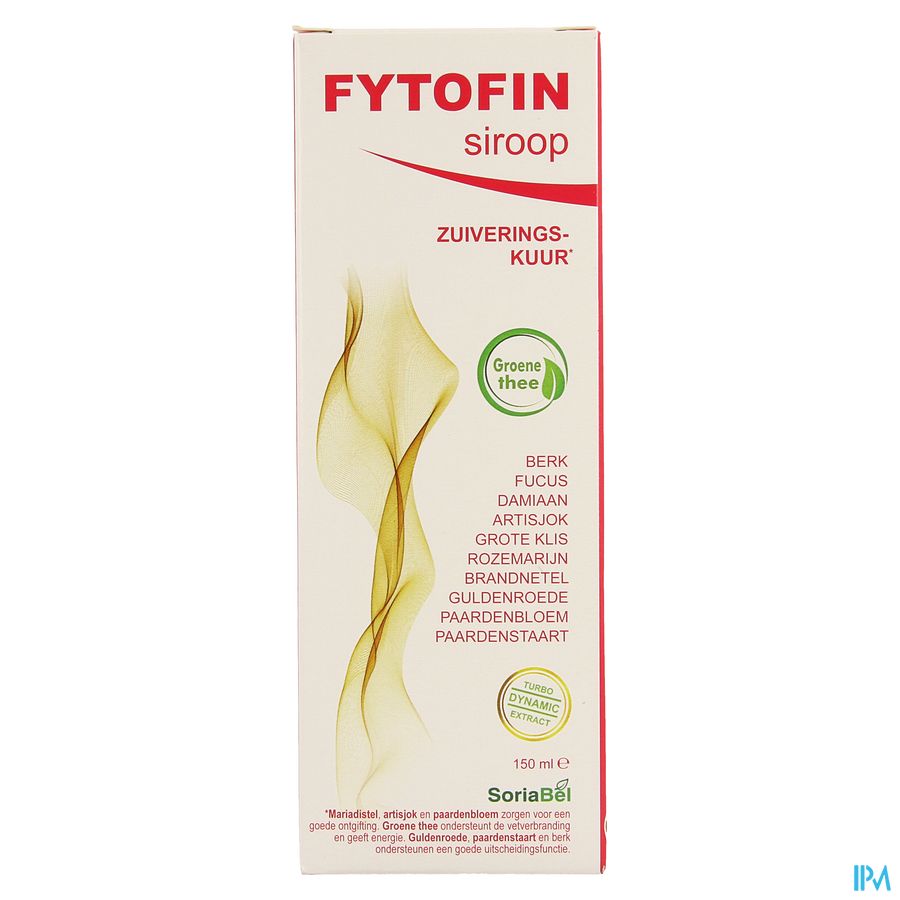 Soria Fytofin Sirop 150ml Nf Rempl.1630201