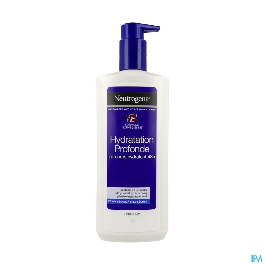 Neutrogena® Formule norvégienne® Lait corps hydratation intense, crème corps pour peaux sèches 400 ml