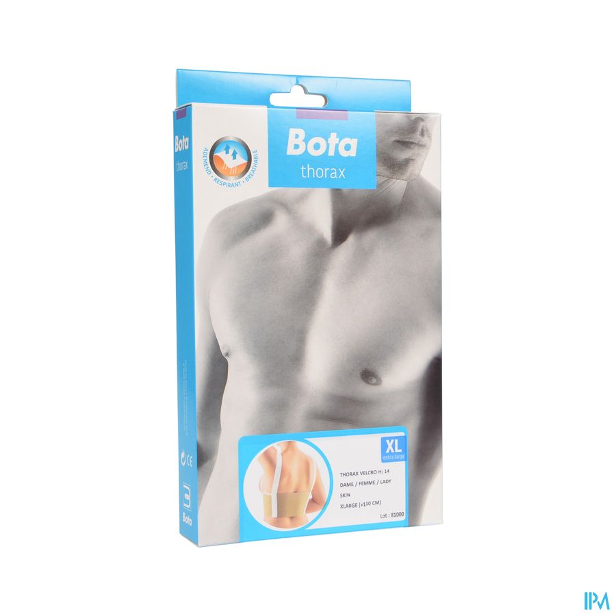THORAX BOTA DAME VELCRO - HAUTEUR 14 CM \ XLARGE = +110 CM