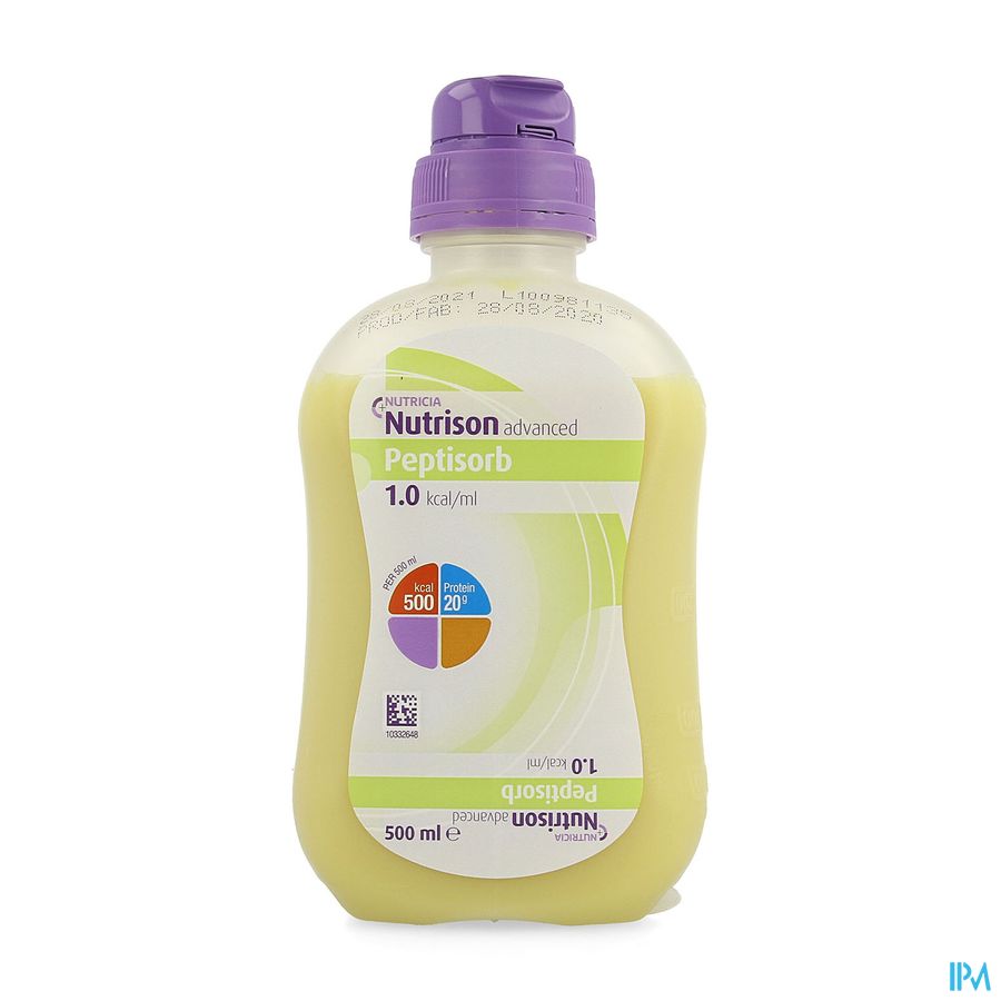 Nutrison Advanced Peptisorb Alimentation Par Sonde Bouteille 500ml
