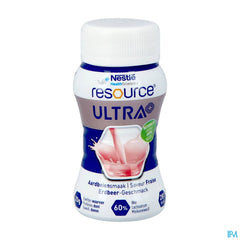 Resource Ultra+ Saveur Fraise 4x125ml