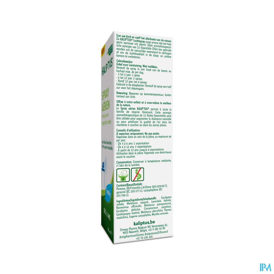 Kalip’tus Spray Aérien – Respiration Aisée & Résistance – 30 m