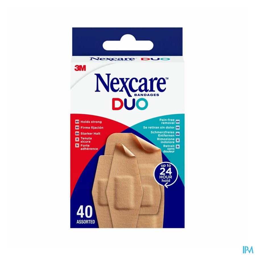 Nexcare 3m Duo Pansement Assortiment 40