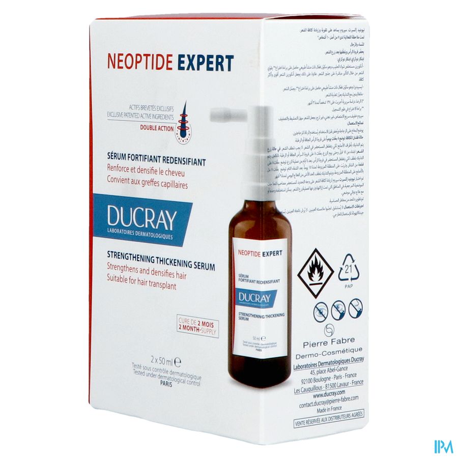 Ducray NEOPTIDE EXPERT Sérum fortifiant et redensifiant pour des cheveux plus épais et mieux enracinés