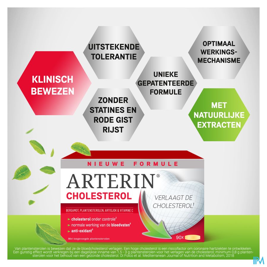 Arterin® Cholestérol 45 Cmp Sans Levure Rouge De Riz/Statines & Bonne Tolérance