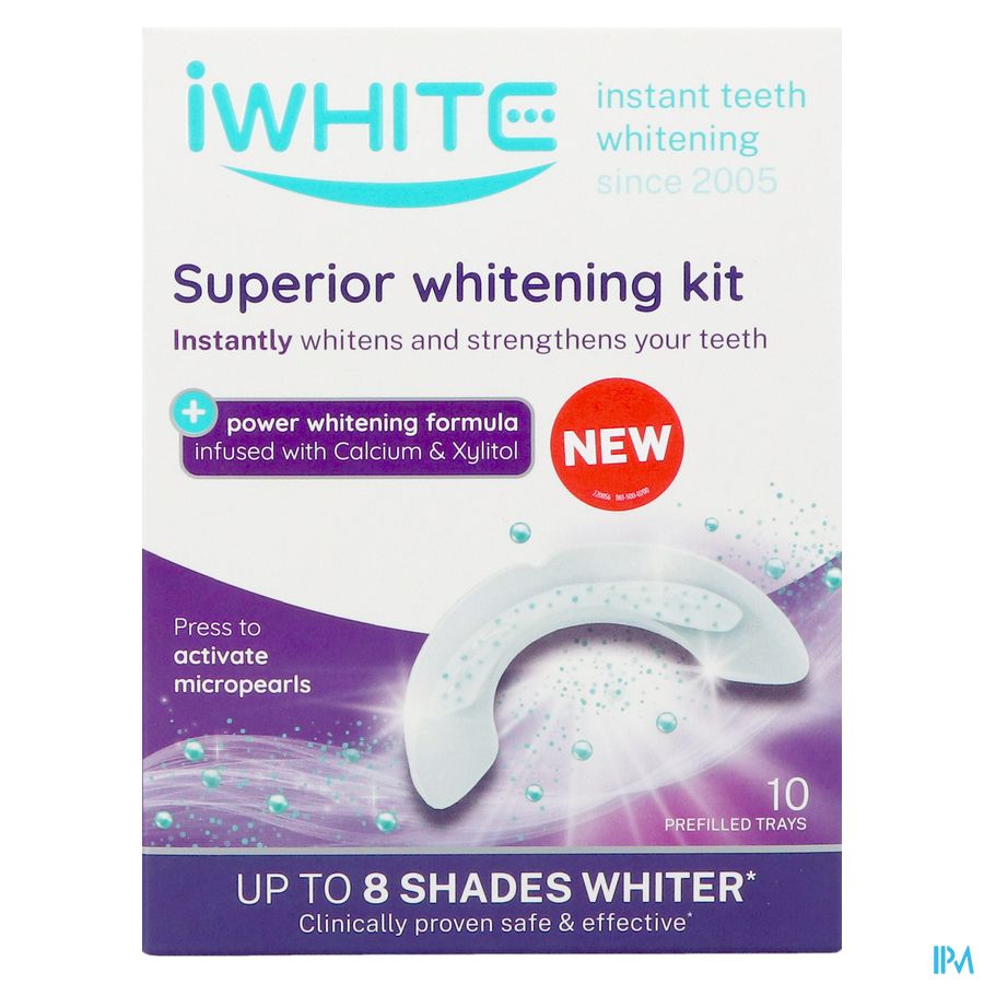 Iwhite Superior Whitening Kit Embouts Buccaux 10