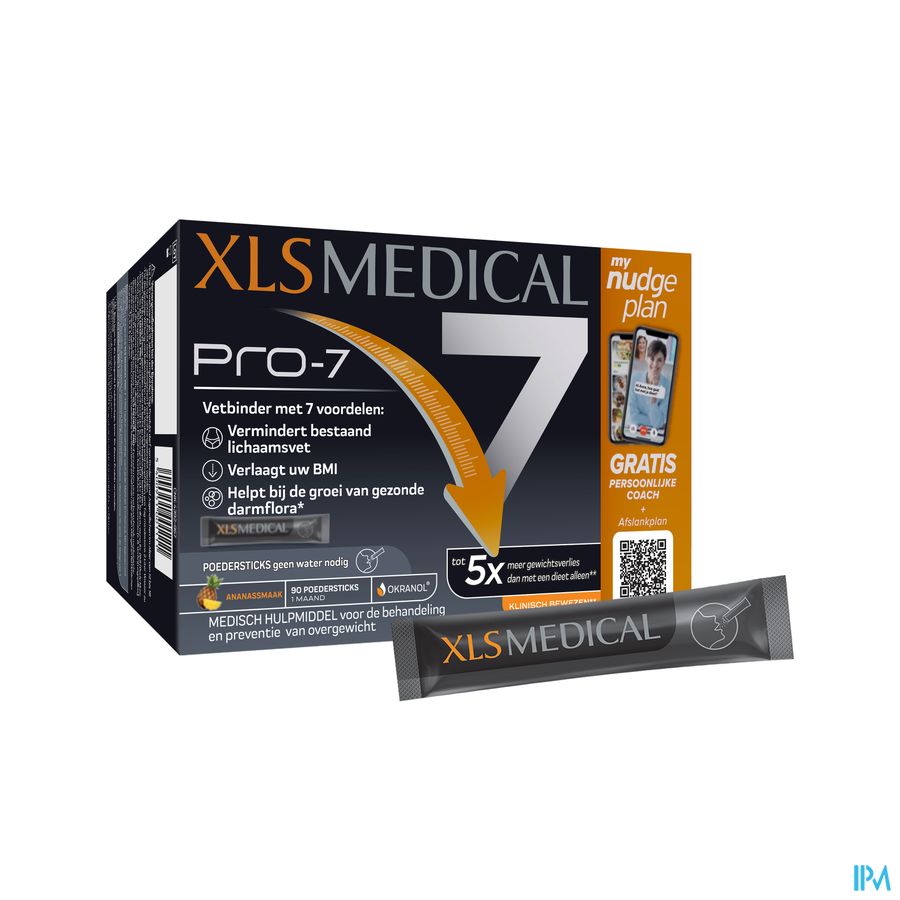 XLS Medical Pro-7 sticks de poudre – Perte de poids & 7 avantages cliniquement prouvés