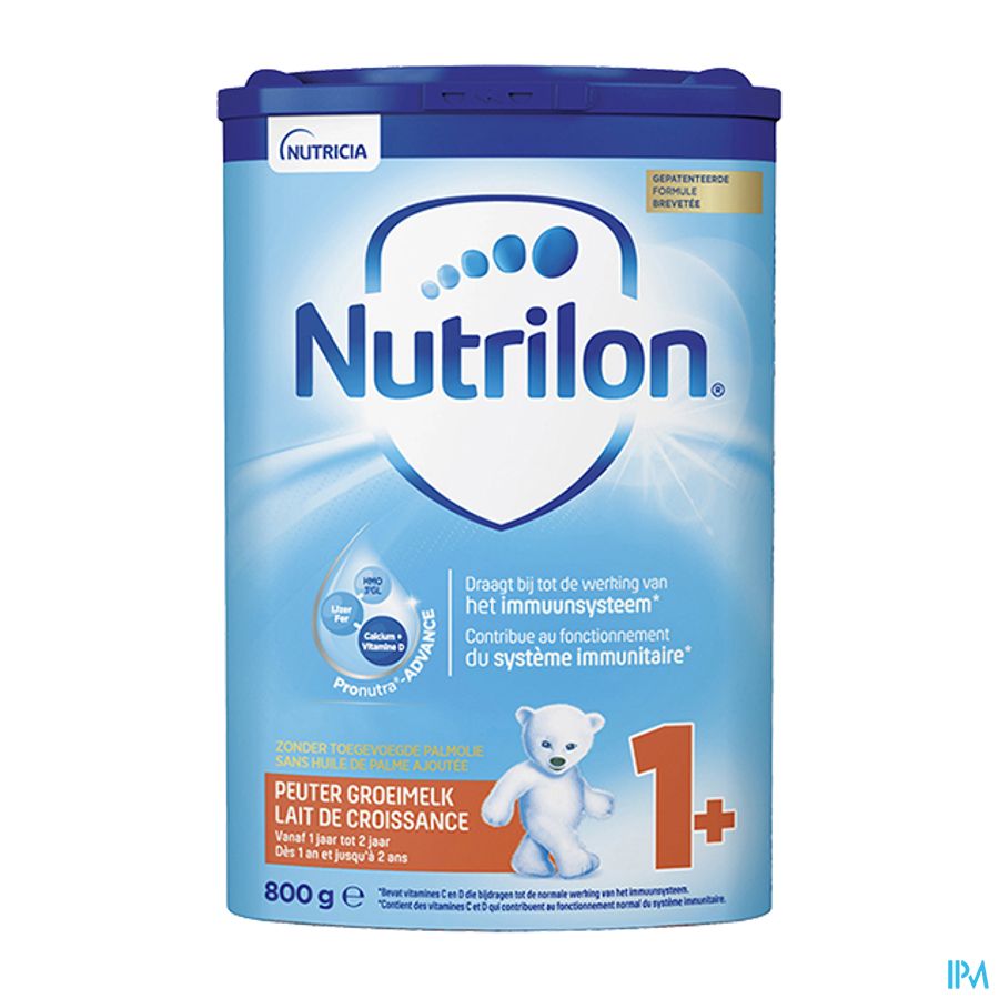 Nutrilon 1+ Lait De Croissance en poudre Enfants dès 1 an Boite 800g