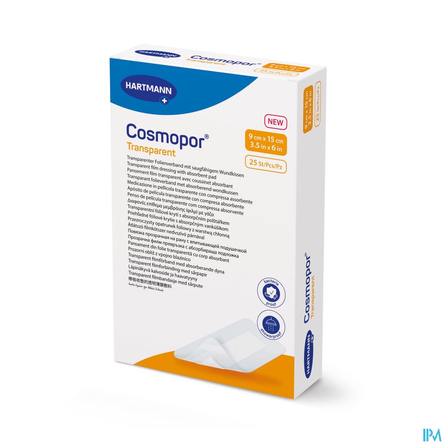 Cosmopor Transparent 9cmx15cm 25 9010551