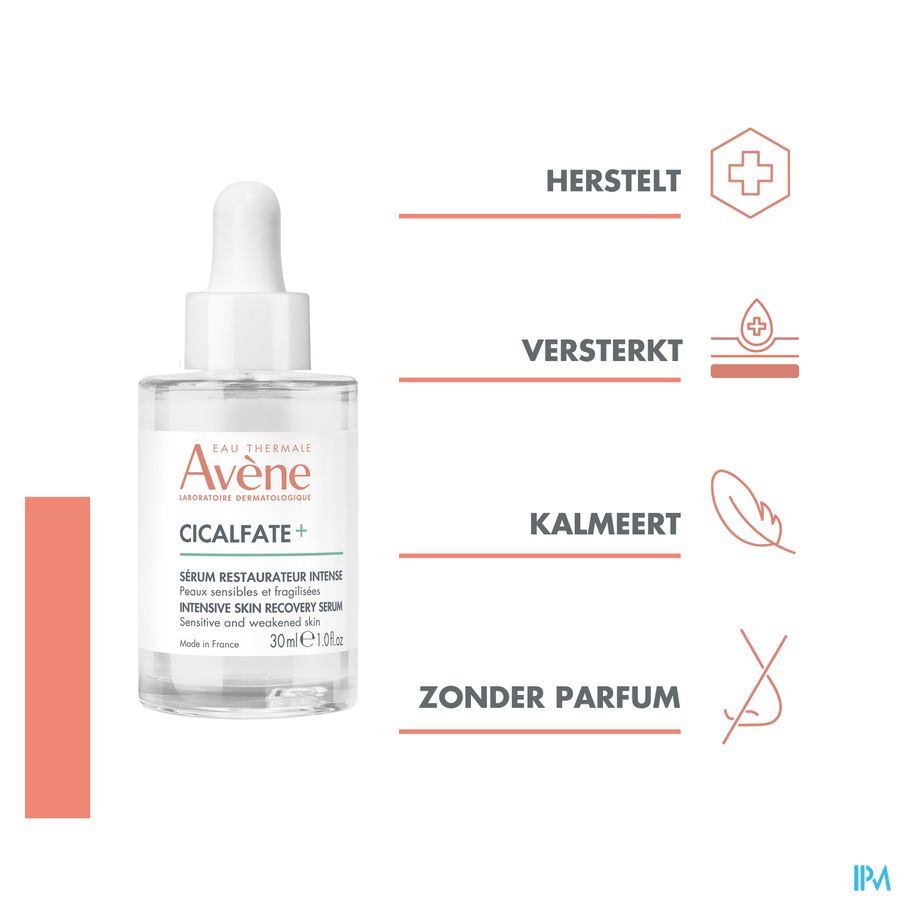 Avène Cicalfate+ Sérum Restaurateur Intense Peau sensible Fragilisée 30ml
