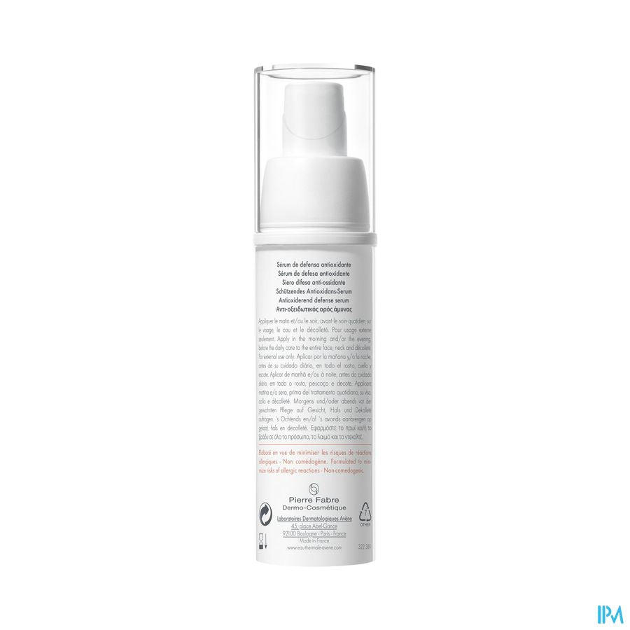 Eau Thermale Avène - A-OXitive Sérum défense antioxydant