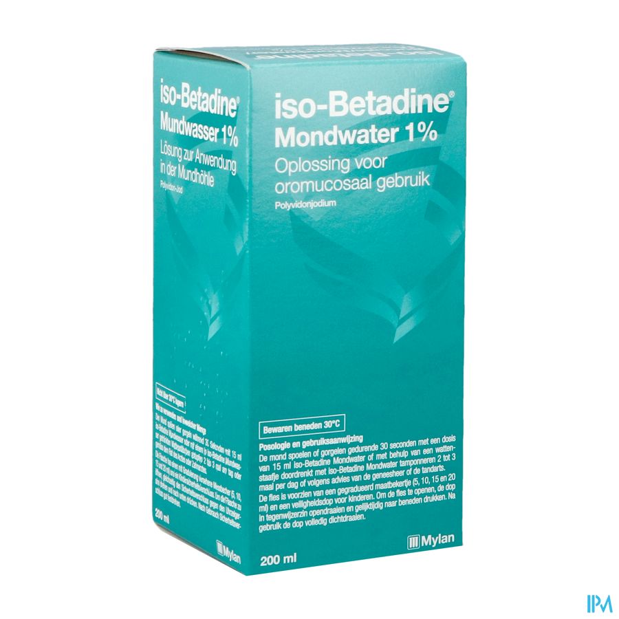 Iso Betadine 1% Nf Sol Bucc 200ml Ready To Use