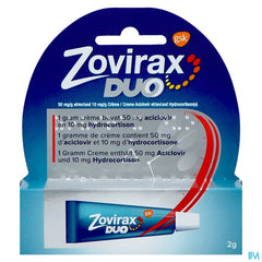 Zovirax Duo 50mg/g + 10mg/g Creme Tube 2g