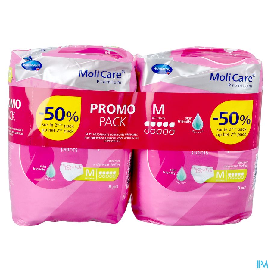 Molicare Pr Ladypants 5dropsm 8 P/s